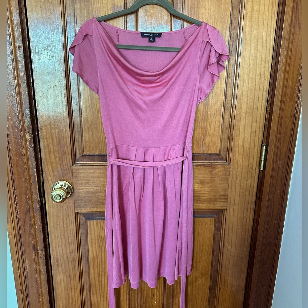 Banana Republic Pink Silk Dress in Size SP